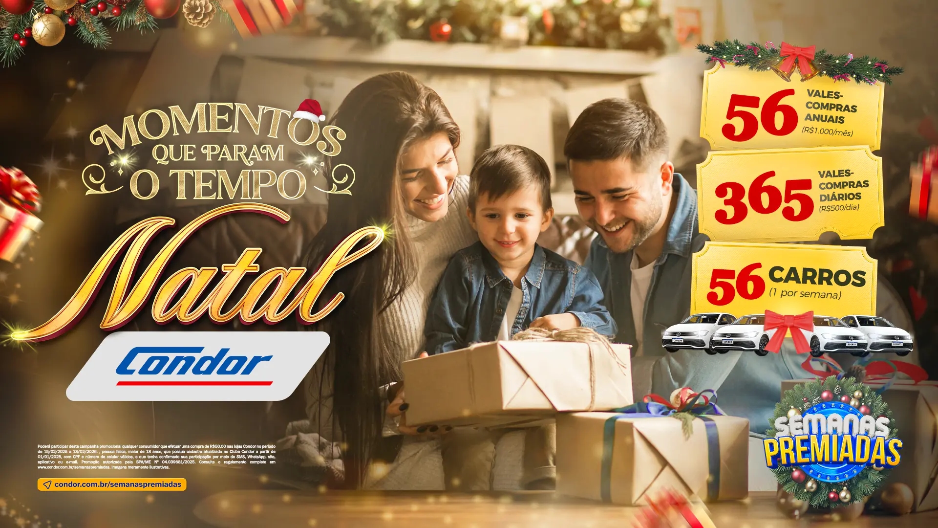 Banner promocional do Clube Condor com campanha de dinheiro de volta em dobro